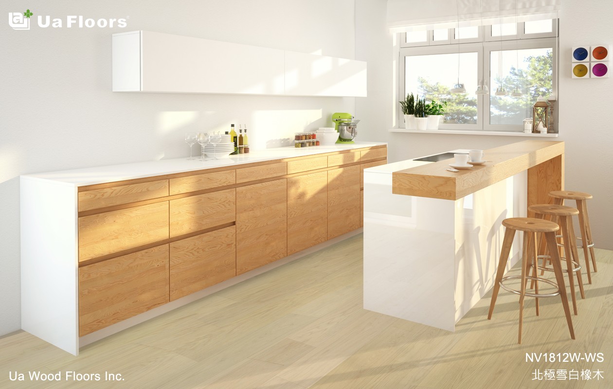 Ua Floors - 產品介紹|北極雪白橡木