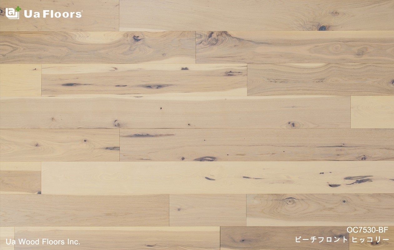 Ua Floors - 製品|ビーチフロント ヒッコリー